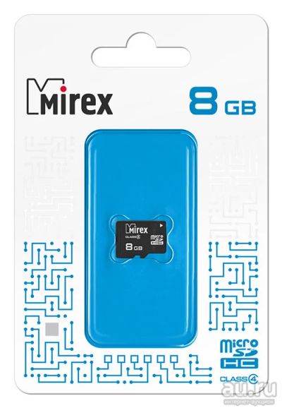 Лот: 17237280. Фото: 1. MicroSD 8 Gb Class 4 Mirex код... Карты памяти