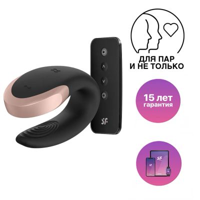 Лот: 24255486. Фото: 1. Вибратор для пар Satisfyer Double... Игрушки