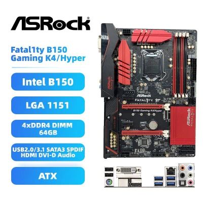 Лот: 16703973. Фото: 1. ASrock Fatal1ty B150 Gaming K4... Материнские платы