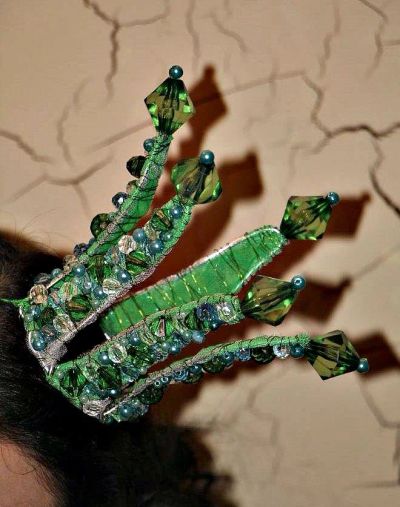 Лот: 4206506. Фото: 1. корона для царевны лягушки эксклюзив... Бижутерия ручной работы