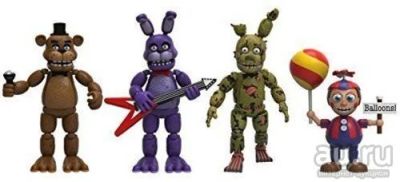 Лот: 13674422. Фото: 1. Комплект игрушек Funko - 4 фигурки... Конструкторы