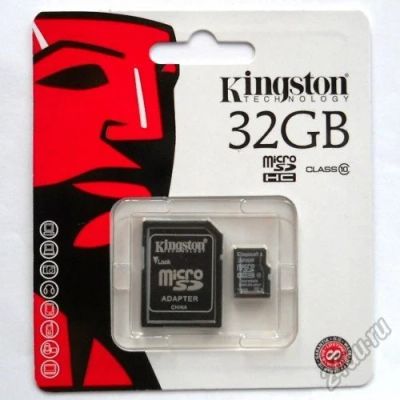 Лот: 5761539. Фото: 1. карта памяти Kingston microSD... Карты памяти