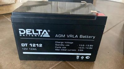 Лот: 16536581. Фото: 1. Аккумулятор Delta DT 1212 12v... Аккумуляторы