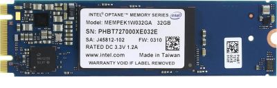 Лот: 18955624. Фото: 1. Intel optane mempek1W032GA 32gb... SSD-накопители