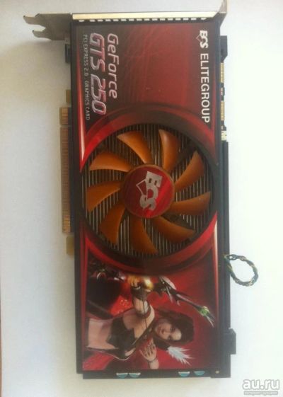 Лот: 9383633. Фото: 1. ECS GeForce GTS 250 740Mhz PCI-E... Видеокарты