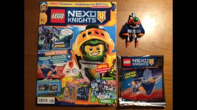 Лот: 12128230. Фото: 1. Журнал Lego Nexo Knights №01... Досуг и творчество