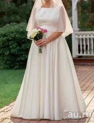 Лот: 16609686. Фото: 1. Свадебное красивое платье в пол... Свадебные платья