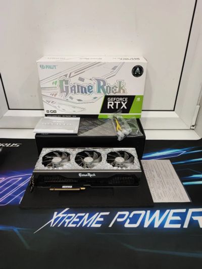 Лот: 19658039. Фото: 1. Видеокарта Palit RTX 3070 Ti GameRock... Видеокарты
