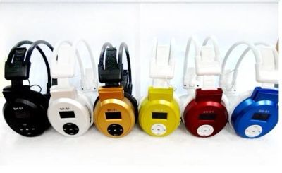 Лот: 4800586. Фото: 1. Беспроводные наушники с MP3 -... Плееры