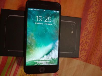 Лот: 8879544. Фото: 1. Apple iPhone 7 128GB(черный оникс... Смартфоны