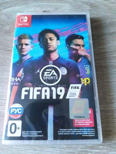 Лот: 17822428. Фото: 1. Fifa 19 switch новый. Игры для консолей