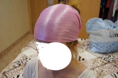 Лот: 7744609. Фото: 1. Бандана розовая. Головные уборы