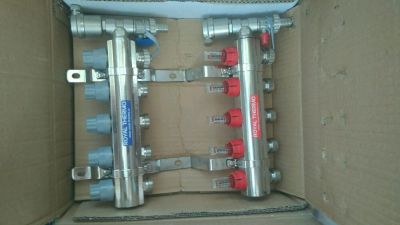 Лот: 12081125. Фото: 1. Коллектор в сборе rto 52.005 royal-thermo. Тёплый пол