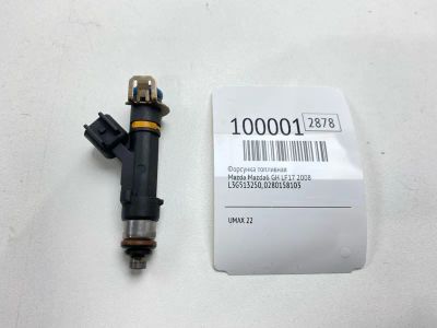 Лот: 24772544. Фото: 1. Форсунка топливная Mazda Mazda6... Топливная система