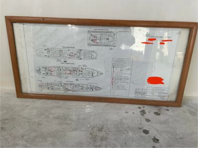 Лот: 24429236. Фото: 1. План эвакуации «Маяк-Гостиница... Другое (коллекционирование, моделизм)