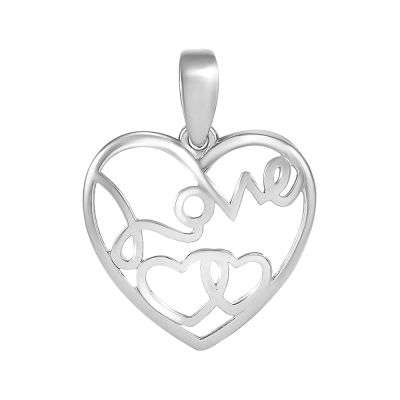 Лот: 23838741. Фото: 1. Подвеска TALANT LOVE из серебра. Кулоны, подвески