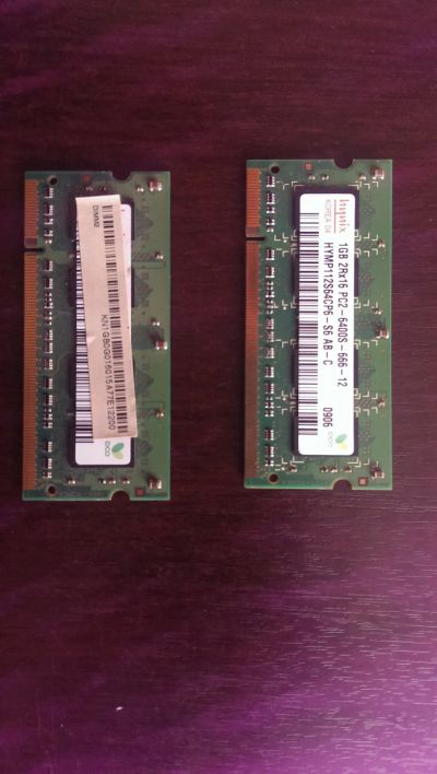Лот: 12229979. Фото: 1. sodimm ddr2 1gb hynix pc6400... Оперативная память
