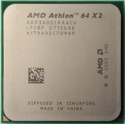Лот: 10329554. Фото: 1. Процессор AMD Athlon 64 X2 3600... Процессоры