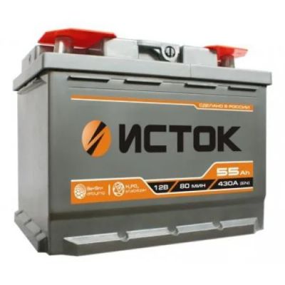 Лот: 3216662. Фото: 1. Аккумулятор Istok 6СТ-55 N зал... Аккумуляторы