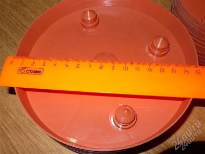 Лот: 808654. Фото: 1. поддон 15,5 см. Кашпо, горшки, вазоны для цветов