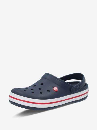 Лот: 24289093. Фото: 1. Сабо Crocs Crocband, Синий. Шлепанцы, сланцы