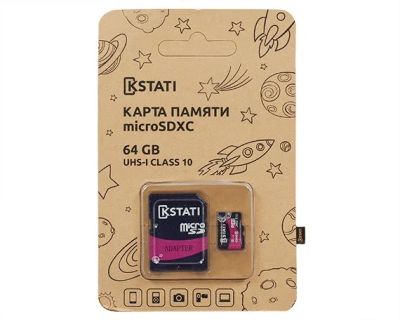 Лот: 19866618. Фото: 1. Карта памяти MicroSD 64 GB Kstati... Карты памяти