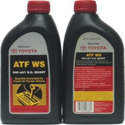 Лот: 9562048. Фото: 1. Toyota ATF-WS 1L. Масла, жидкости