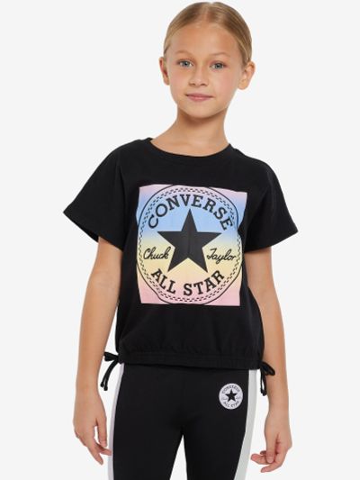 Лот: 22416556. Фото: 1. Футболка для девочек Converse... Другое (спортивная одежда)
