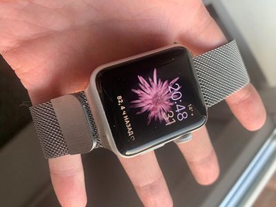 Лот: 17695929. Фото: 1. Apple watch 3 38mm. Смарт-часы, фитнес-браслеты, аксессуары