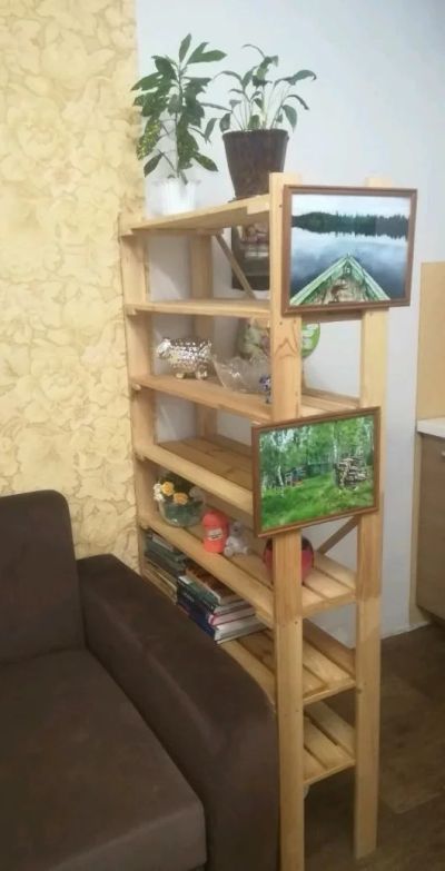 Лот: 13447313. Фото: 1. Стеллаж деревянный, ВЫКУП 26-27... Полки, стеллажи, этажерки