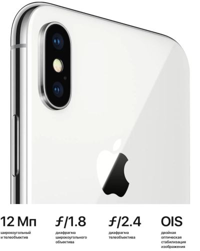 Лот: 11545786. Фото: 1. Iphone x белый 64GB б/у (4 месяца... Смартфоны
