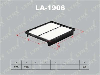Лот: 13357145. Фото: 1. Lynx LA-1906 Воздушный фильтр. Расходные материалы