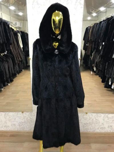 Лот: 11521532. Фото: 1. Шуба Норковая р42/44 классика... Верхняя одежда