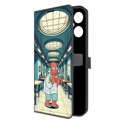 Лот: 25379993. Фото: 1. Чехол Krutoff Eco Book "Футурама... Чехлы, бамперы