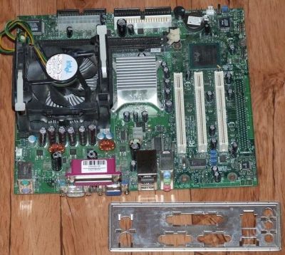 Лот: 1592074. Фото: 1. intel 478 с процессором и памятью. Материнские платы
