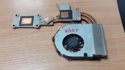 Лот: 24571221. Фото: 1. Кулер для ноутбука ASUS K43T радиатор... Системы охлаждения