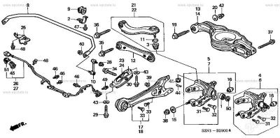 Лот: 2702973. Фото: 1. Рычаги верхние задние Honda Odyssey... Ходовая, подвеска, рулевое управление