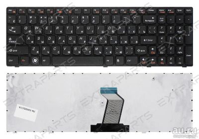 Лот: 15962899. Фото: 1. Клавиатура Lenovo G570 черная... Клавиатуры для ноутбуков