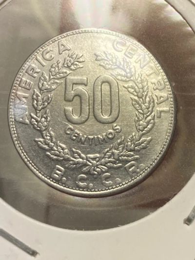 Лот: 19457684. Фото: 1. Коста-Рика 50 сентимо, 1983. Америка