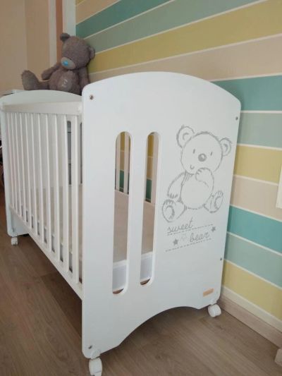 Лот: 10449432. Фото: 1. Кроватка Micuna Sweet Bear (Испания... Детские кровати и кроватки