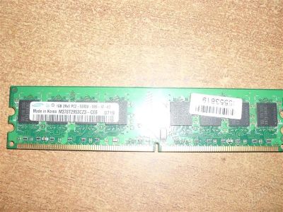 Лот: 1496020. Фото: 1. samsung 1gb 2rx8 pc2-5300u-555-12-e3... Оперативная память