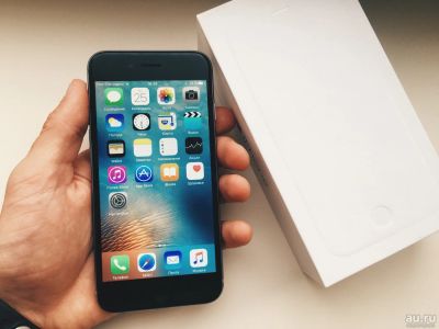 Лот: 7189434. Фото: 1. iPhone 6 16gb space grey (обмен... Смартфоны