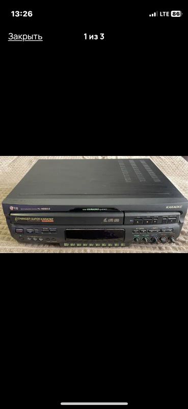 Лот: 25639776. Фото: 1. Караоке система Lg. CD-проигрыватели и чейнджеры
