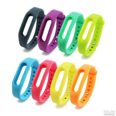 Лот: 9987821. Фото: 1. Ремешок для Xiaomi Mi Band 2 силиконовый... Другое (одежда, обувь, галантерея)