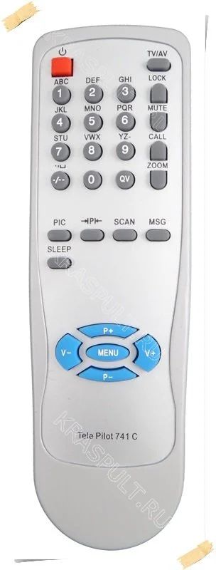 Лот: 15903797. Фото: 1. Пульт GRUNDIG Tele Pilot 741C... Пульты ДУ