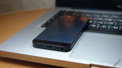 Лот: 6098481. Фото: 1. Apple Iphone 5 16GB Black -... Смартфоны