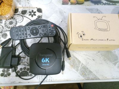 Лот: 18241084. Фото: 1. Приставка Transpeed Smart TV box... Медиаплееры