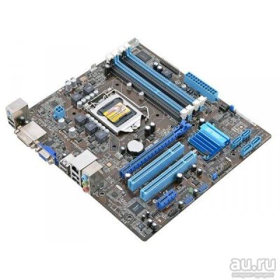Лот: 16764570. Фото: 1. Материнская плата Asus P8H61-M2... Материнские платы