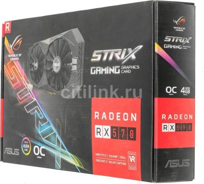 Лот: 12114009. Фото: 1. Видеокарта Asus AMD Radeon RX... Видеокарты