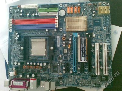 Лот: 423422. Фото: 1. Материнская плата Gigabyte GA-k8N-SLI. Материнские платы